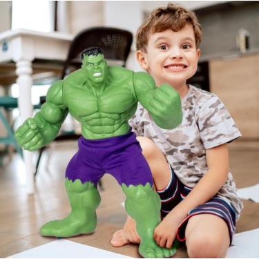 Imagem de Boneco de vinil Gigante Marvel Hulk Comics 45 cm - TCS  
