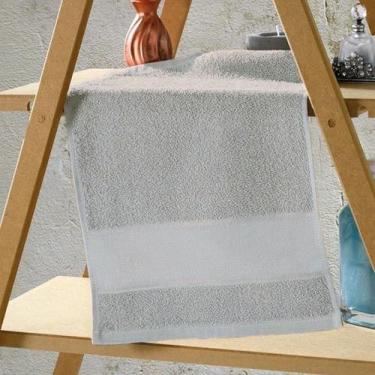 Imagem de Toalha de Lavabo para Bordar Torino II - Döhler - Dohler, 7231 CINZA
