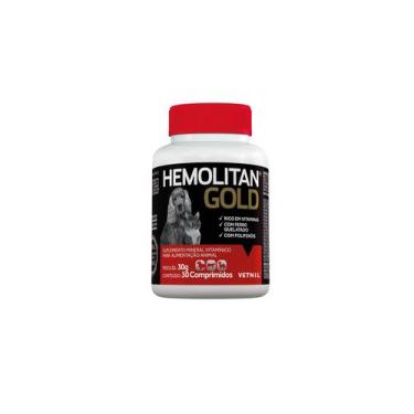 Imagem de Suplemento Vetnil Hemolitan Gold - 30 Comprimidos