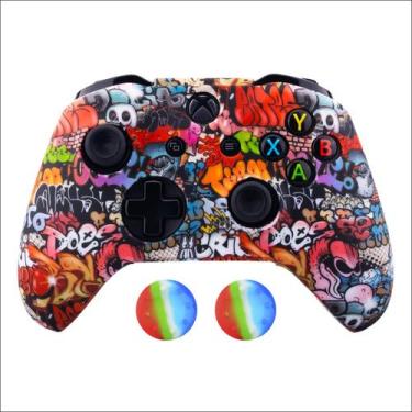 Imagem de Capa Capinha Case Skin p/ Controle de Xbox One, One S X Protetora em S