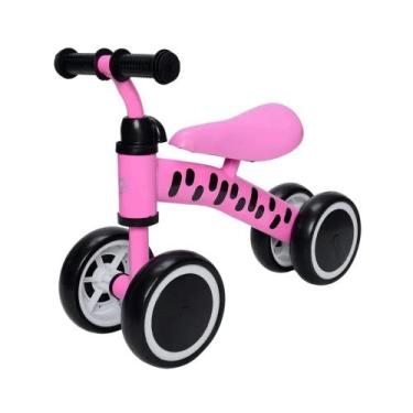 Imagem de Triciclo Andador Infantil até 24kg Banco Ajustável Rosa Zippy Toys - 7