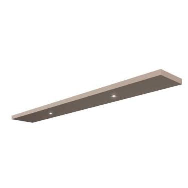 Imagem de Prateleira MDF decorativa com luzes LED e suporte invisível 180cm TB18