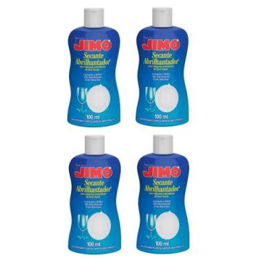 Imagem de Kit 4 Jimo Secante Abrilhantador Louça 100ml Original