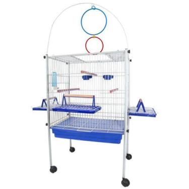 Imagem de Viveiro Gaiola Calopsita Triplex - Jel Plast, Azul