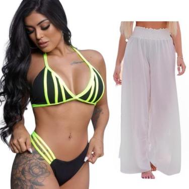 Imagem de Conjunto De Biquíni Sofisticado + Saída De Praia Kit Diverso - LOOK DR