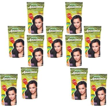 Imagem de Amazonia Preto Medio (Preto Natural) Hene em Gel 180gr Divina Dama Pou