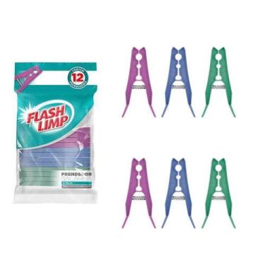 Imagem de Prendedor de Roupas Bailarina 12un - Flash Limp