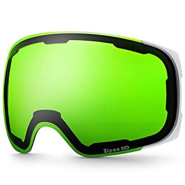 Imagem de ZIONOR Lentes de óculos de esqui, Z1 100% OTG, lentes removíveis para homens, mulheres e adultos