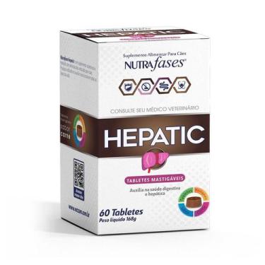 Imagem de Suplemento Alimentar Nutrafases Hepatic para Cães - 60 Tabletes - Vetz