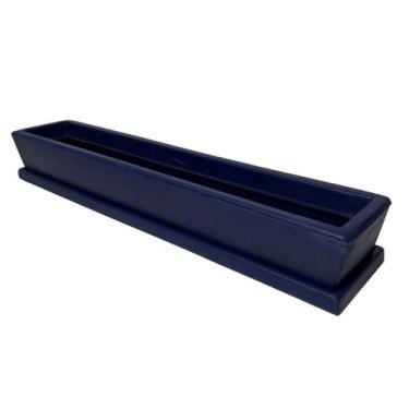 Imagem de Vaso Jardineira Floreira De Plantas 80cm com Prato de Polietileno  - A