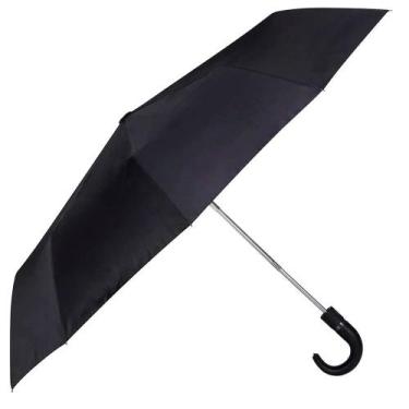 Imagem de Guarda Chuva Garoa Ø116cm Políester - Mor, Preto