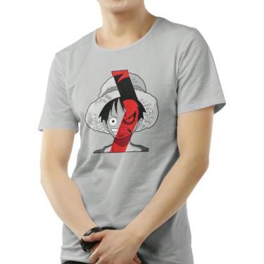 Imagem de Camiseta Anime Luffy One Piece O.P Pirata Chapéu Seriado - Vesttuario,