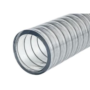 Imagem de Mangueira Sucção Com Mola PVC Atóxica Alimentícia Cerveja 1/2 Polegada