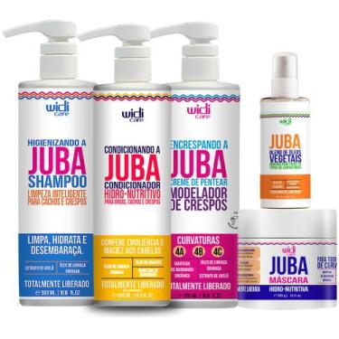 Imagem de Kit Widi Care Juba Encrespando, Shampoo, Condicionador, Máscara, Blend