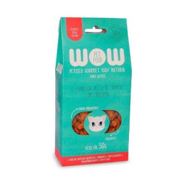 Imagem de Petisco Wow Pet Food Gourmet Peito de Frango com Cúrcuma para Gatos 50