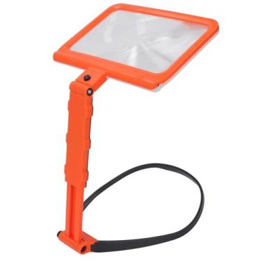 Imagem de Lupa de Página Inteira para Uso No Pescoço Com Lupa de Mesa Portátil Leve de 48 LEDs para Leitura