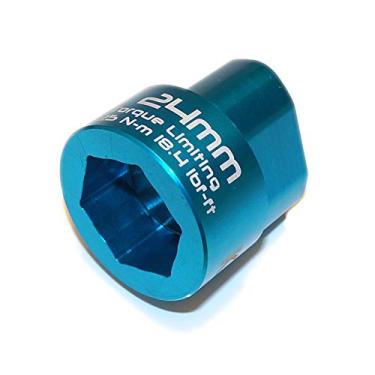 Imagem de KLICK WRENCH Chave de filtro de óleo com limitação de torque de 24 mm, soquete hexagonal azul para Alfa Romeo, BMW, Chrysler, Cadillac, Dodge, Jeep, Ram, Saab e VW com sistemas de filtro de óleo