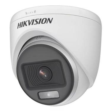 Imagem de Camera Dome 1080p Colorvu Ds-2ce70dfot-lpfs 2.8mm Hikvision