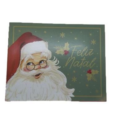 Imagem de Caixa Retangular - Tampa/Fundo New - Natalino - Cromus Natal - 1 unida