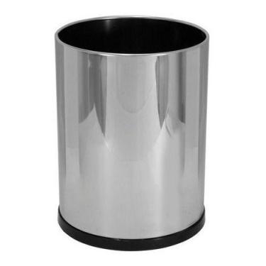 Imagem de Cesto Lixo Em Aço Inox  Sem Tampa Home Ou Office 13,5 L - JSN
