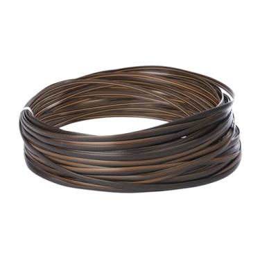 Imagem de Generic Kit de reparo de vime de 120 pés, kit de tecelagem de cesta, artesanato diy, material de tecelagem, substituição para sofá de mesa reclinável, móveis, Marrom