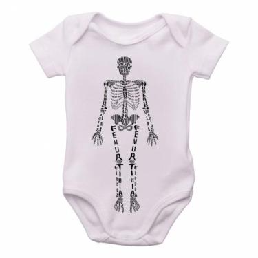 Imagem de body nenê criança roupa bebê Esqueleto humano  - Empório Dutra, G   ( 