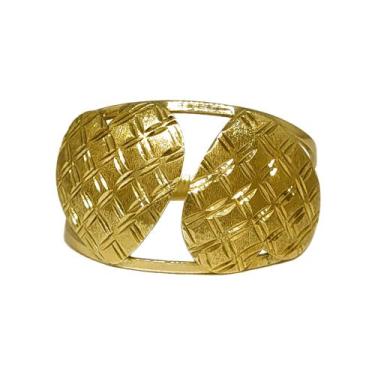 Imagem de Anel Em Ouro 18k 750 2 Corações Amarelos, 16