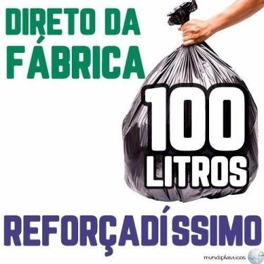 Imagem de Saco De Lixo 100 Litros 50 Un Preto Reforçadíssimo - HIGIPACK