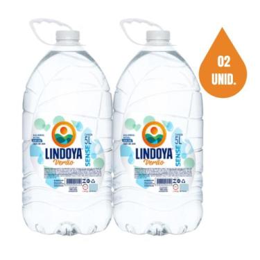 Imagem de Água Mineral Lindoya Verão Sem Gás Sense - Kit com 2 Galões com 5 Litr
