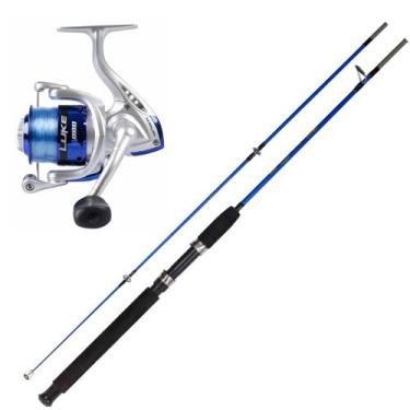 Imagem de Kit de pesca molinete 4000 com vara de 1,50m 2 partes - MARURI/TAUE