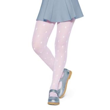 Imagem de Meia-Calça Lupo Kids 02515-003 Fio 20 Estrelinhas Poliamida T. BB/G, B