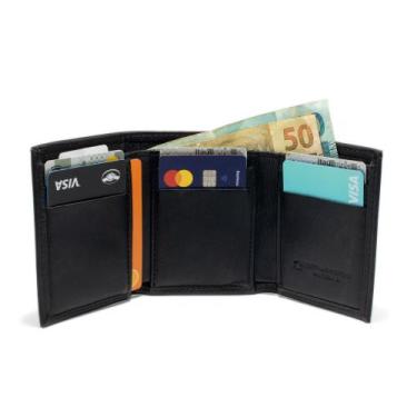 Imagem de Carteira Masculina Slim Em Couro Legitimo Porta Documento - Use Young,