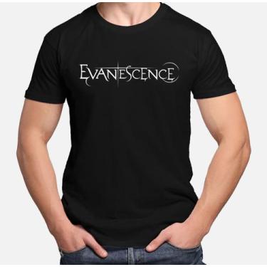 Imagem de Camiseta Masculina Evanescence Frase Banda Show 100%  Algodão - SEMPRE