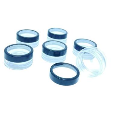 Imagem de Pote 7g Para Sombras Sobrancelha Pigmentos Transparente 100u - Embanet