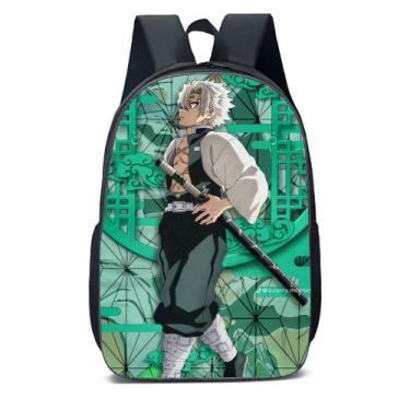 Imagem de Mochila Escolar Infanto Juvenil Anime Shinazugawa Demon Slayer Novidad