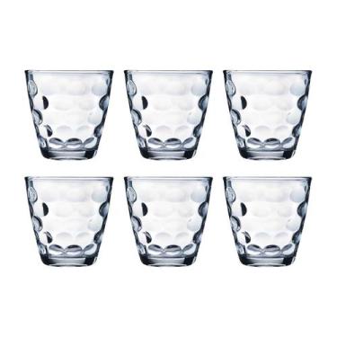 Imagem de Conjunto 6 Copo de Vidro Transparente Bangkok 250ML Redondo - WELLMIX,