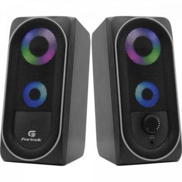Imagem de Caixa de Som Multimidia Gamer BLACK HAWK RGB Fortrek G