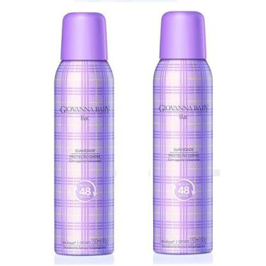 Imagem de Desodorante Aerosol Giovanna Baby Lilac 150mL - 2 unidades