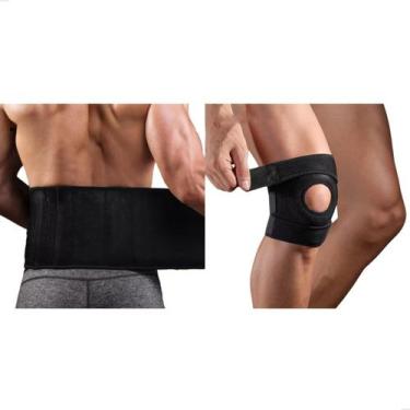 Imagem de Kit Cinta Lombar + Joelheira - Domeasy