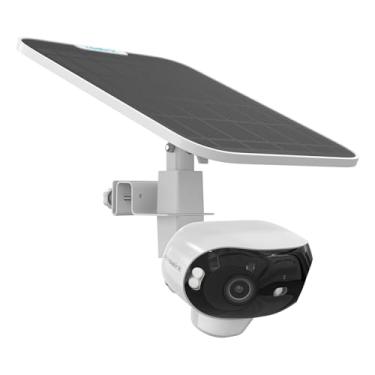Imagem de VOMENC Suporte de calha 2 em 1 para câmera de segurança e painel solar Reolink Argus 4 Pro (branco)