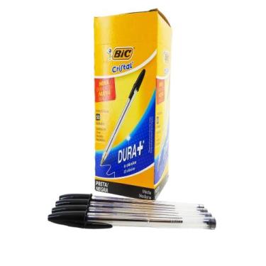 Imagem de Caneta Esferográfica Bic Clássica 1.0 Preta Caixa com 50 unid