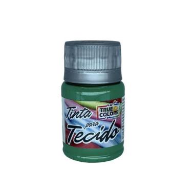 Imagem de Tinta para Tecido Tons Escuros 37ml True Colors, VERDE GRAMA