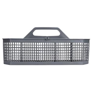 Imagem de Cesta de Talheres de Plástico Universal para Máquina de Lavar Louça, Lavagem Eficiente, Fácil Acesso, Organizador de Ferramentas de Cozinha Ge Wd28x10128