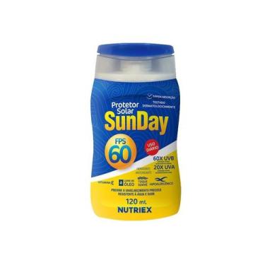 Imagem de Protetor Solar Sunday FPS 60 Corporal 120ml - Nutriex