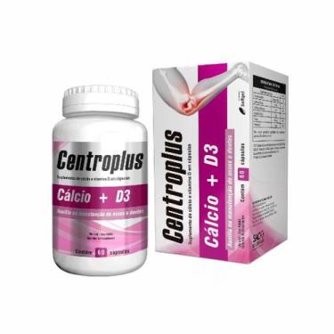 Imagem de Cálcio D3 Centroplus Cálcio 400 mg  Vitamina D200 UI 60 Caps - Forheal