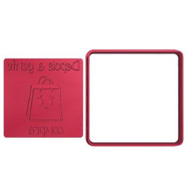 Imagem de Cortador Marcador Dia Mães Depois a gente compra - DOCE IMPRESSO, 7,5c