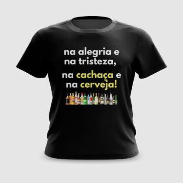 Imagem de Camiseta Camisa Na Cachaça E Na Cerveja Carnaval Meme - FABRIQUETA, G