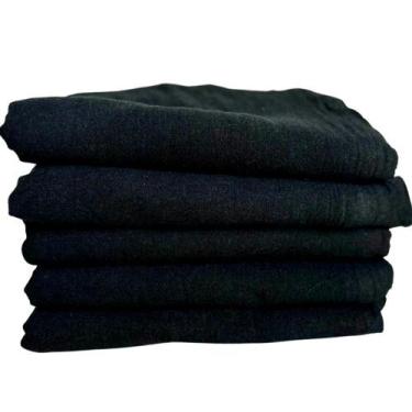 Imagem de Pano de prato preto 05 unidades - Babilar