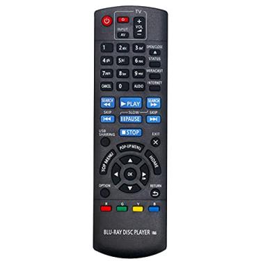 Imagem de Controle remoto de substituição N2QAYB000959 adequado para leitor de Blu-ray Disc Panasonic DMP-BDT460 DMP-BDT360 DMP-BDT380 DMP-BDT270GC DMP-BDT370GA DMPBDT460 DMPBDT360 DMPBDT380 DMPBDT270DGC