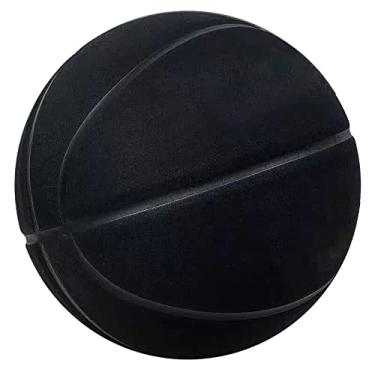 Imagem de MINDCOLLISION Basquete, camurça de microfibra antiderrapante e resistente ao desgaste, sem logotipo bola, tamanho 5/6/7, borda preta, nº 5